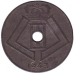 10 сантимів. 1943 рік, Бельгія. (Belgique-Belgie)