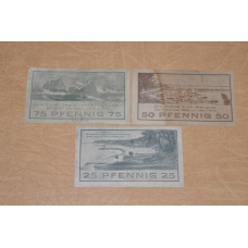 Німеччина. Нотгельд. 75,50,25 Pf 1921 року ( 1 )