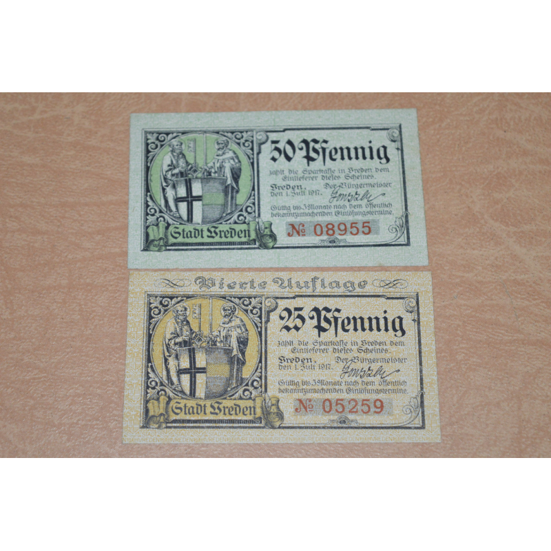 Німеччина. Нотгельд. 25,50 Pf 1917 року ( 1 ) Німеччина. Нотгельд. 25,50 Pf 1917 року ( 1 )