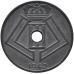 25 сантимів. 1942 рік, Бельгія. (Belgie-Belgique) 25 сантимів. 1942 рік, Бельгія. (Belgie-Belgique)