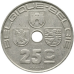 25 сантимів. 1938 рік, Бельгія. (Belgique-Belgie) 25 сантимів. 1938 рік, Бельгія. (Belgique-Belgie)