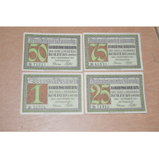 Німеччина. Нотгельд. 1 марка 25,50,75 Pf 1921 року ( 1 )