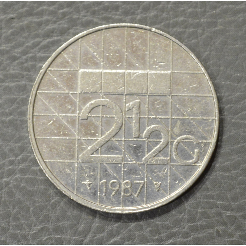 Нідерланди 2 1/2 гульдена 1987 рік Нідерланди 2 1/2 гульдена 1987 рік