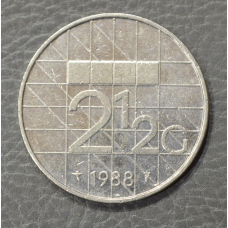 Нідерланди 2 1/2 гульдена 1988 рік