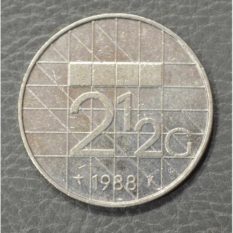 Нідерланди 2 1/2 гульдена 1988 рік Нідерланди 2 1/2 гульдена 1988 рік