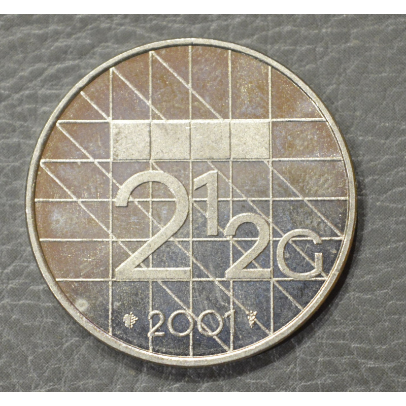 Нідерланди 2 1/2 гульдена 2001 рік Нідерланди 2 1/2 гульдена 2001 рік