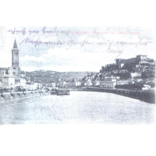 Поштова картка. VERONA 1921ГОД. Панорама