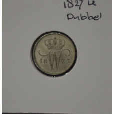 Нідерланди 10 центів 1827 рік (в холдере)