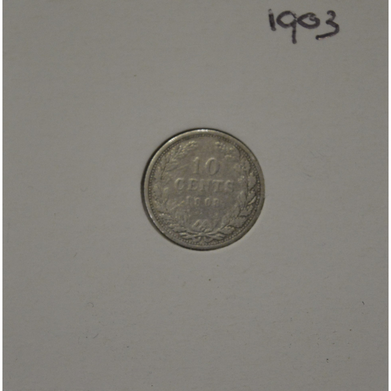 Нідерланди 10 центів 1903 гсеребро (в холдере) Нідерланди 10 центів 1903 гсеребро (в холдере)