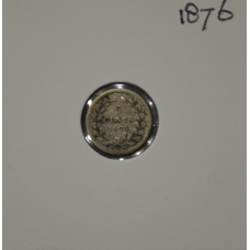 Нідерланди 5 центів 1876 р., “Король Віллем III (1849-1890) (в холдере)
