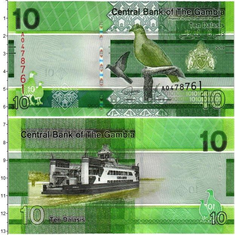 Gambia Гамбія - 50 Dalasis 2019 UNC Gambia Гамбія - 50 Dalasis 2019 UNC