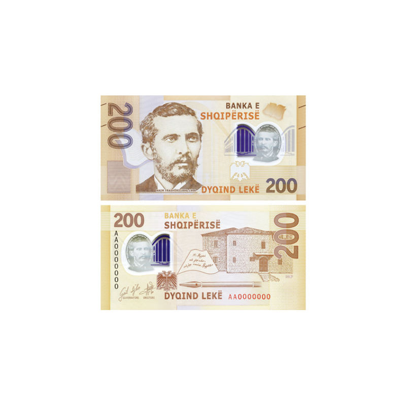 Албанія 200 лек 2019 UNC Албанія 200 лек 2019 UNC