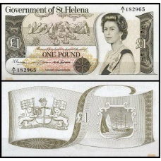 Острів Святої Єлени / Saint Helena 1 Pound 1981 Pick 9a UNC