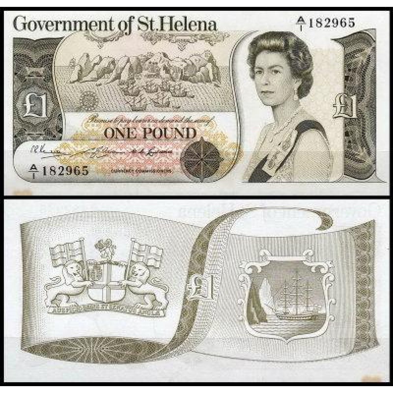 Острів Святої Єлени / Saint Helena 1 Pound 1981 Pick 9a UNC Острів Святої Єлени / Saint Helena 1 Pound 1981 Pick 9a UNC