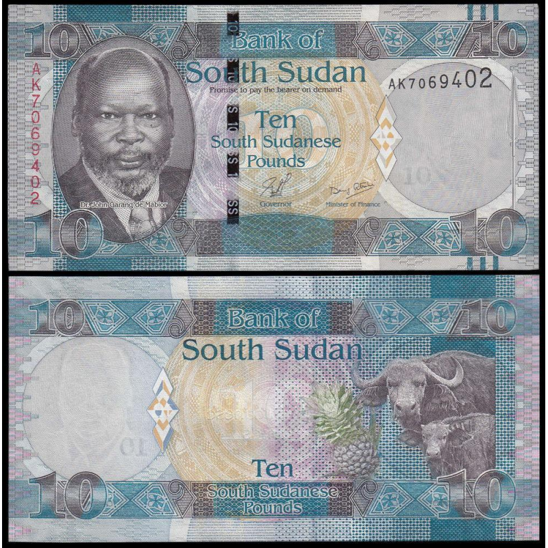 Південний Судан / South Sudan 10 pounds 2015 UNC Південний Судан / South Sudan 10 pounds 2015 UNC