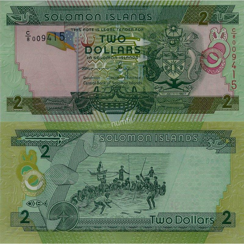 Соломонові о - ви/ Solomon 2 dollars 2011 UNC Соломонові о - ви/ Solomon 2 dollars 2011 UNC