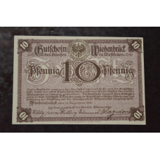 Німеччина Нотгельд Wiedenbruck 10 Pf 1918 ( 2)