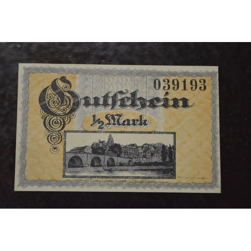 Німеччина. Нотгельд. 1/2 Mark 1918 року ( 2) Німеччина. Нотгельд. 1/2 Mark 1918 року ( 2)