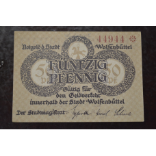 Німеччина Нотгельд Wolfenbuttel 50 Pf 1918( 2)