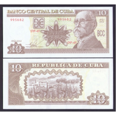КУБА. 10 песо 2014р. UNC