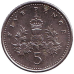 Монета 5 пенсів. 2005 рік, Великобританія. Монета 5 пенсів. 2005 рік, Великобританія.
