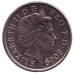Монета 5 пінсів. 2009 рік, Великобританія. Монета 5 пінсів. 2009 рік, Великобританія.