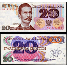 Польща 20 злотих 1982 UNC