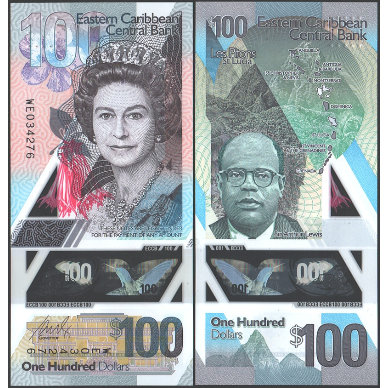 Карибські Острови 10 доларів 2019 UNC Східні Кариби Карибські Острови 10 доларів 2019 UNC Східні Кариби