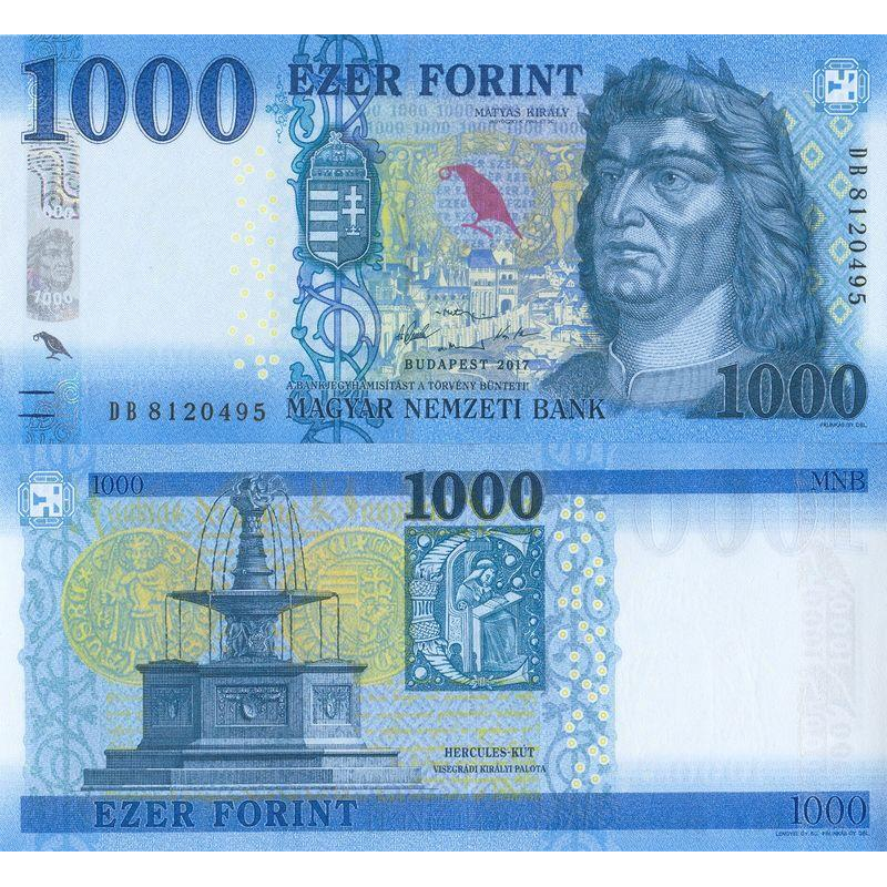 Угорщина, 1000 форинтів 2017 UNC Угорщина, 1000 форинтів 2017 UNC