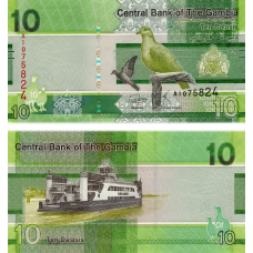 Гамбія 10 даласи 2019 UNC