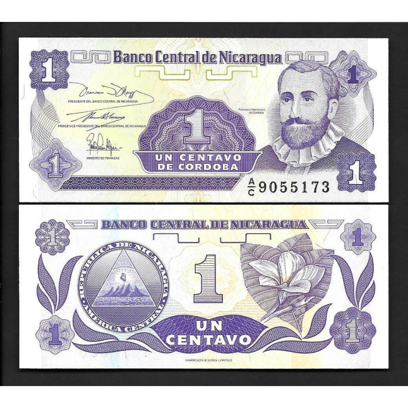 Нікарагуа / Nicaragua 1 Centavos 1991 Pick UNC Нікарагуа / Nicaragua 1 Centavos 1991 Pick UNC