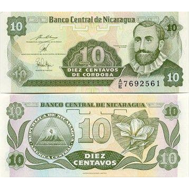 Нікарагуа / Nicaragua 10 Centavos 1991 Pick UNC Нікарагуа / Nicaragua 10 Centavos 1991 Pick UNC