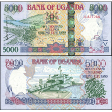 Uganda Уганда - 5000 Shillings 2009 UNC