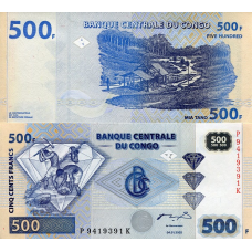 Congo Конго - 500 Francs 2013 UNC Pick New
