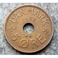 Данія 5 рей 1938 рік N
