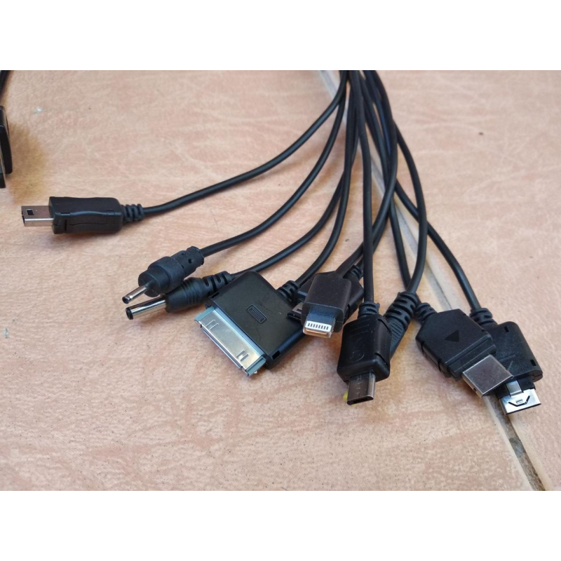 USB-кабель з перехідниками 10 в 1, ОЕМ Q500 USB-кабель з перехідниками 10 в 1, ОЕМ Q500