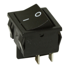 Перемикач KCD1-201-6, ON-OFF, (4pin) чорний