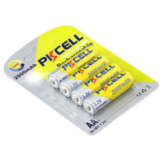 Акумулятор PKCELL 1.2 V AA 2000mAh NiMH Rechargeable Battery, 4 штуки у блістері ціна за блістер, Q12