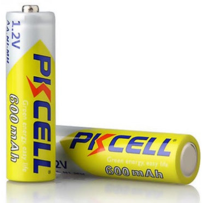 Аккумулятор PKCELL 1.2V AA 600mAh NiMH Rechargeable Battery, 2 штуки в блистере Аккумулятор PKCELL 1.2V AA 600mAh NiMH Rechargeable Battery, 2 штуки в блистере