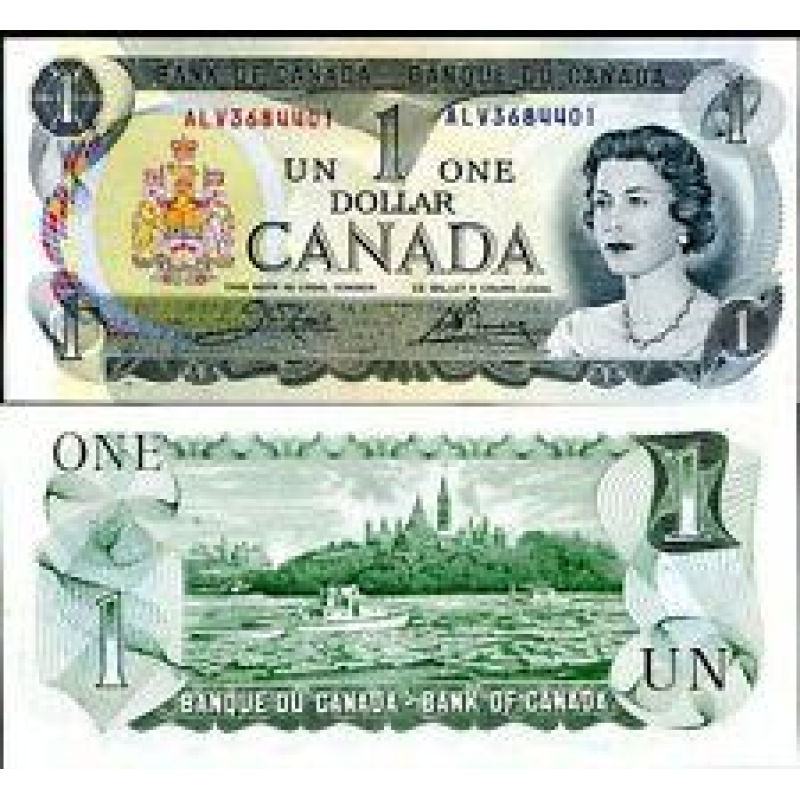Canada Канада - 1 Dollar 1973 UNC / aUNC Pick 85c Canada Канада - 1 Dollar 1973 UNC / aUNC Pick 85c