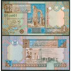 ЛІВІЯ. 1/4 динара 2002р. (Р-62) UNC