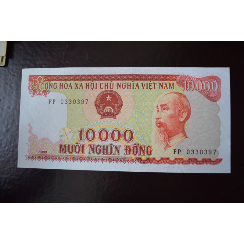 В“єтнам / Vietnam 10000 Dong 1993 Pick 115a UNC В“єтнам / Vietnam 10000 Dong 1993 Pick 115a UNC