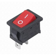 Перемикач KCD5-101 ON-OFF (2pin) черв. Daier