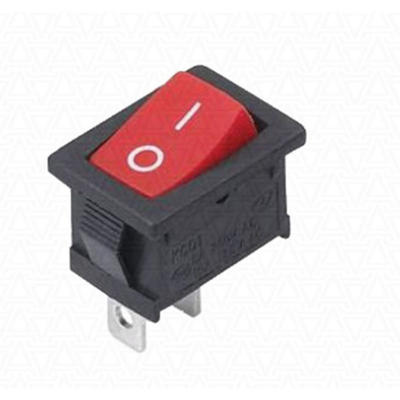 Перемикач KCD5-101 ON-OFF (2pin) черв. Daier Перемикач KCD5-101 ON-OFF (2pin) черв. Daier