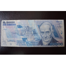 Мексика/Mexico 20000 Pesos 1989 рік