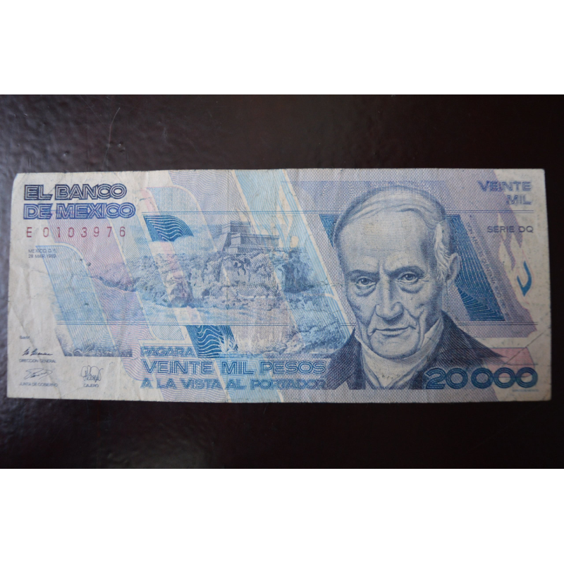 Мексика/Mexico 20000 Pesos 1989 рік Мексика/Mexico 20000 Pesos 1989 рік