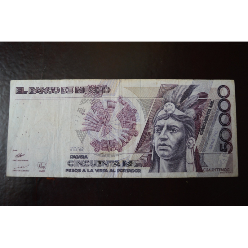 Мексика/Mexico 50000 Pesos 1990 рік Мексика/Mexico 50000 Pesos 1990 рік