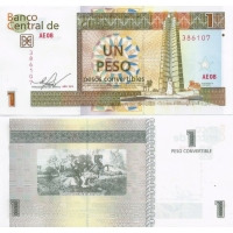 Куба 1 песо 2013 UNC