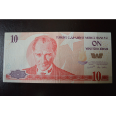 Туреччина 10 turk lirasi 1970 рік