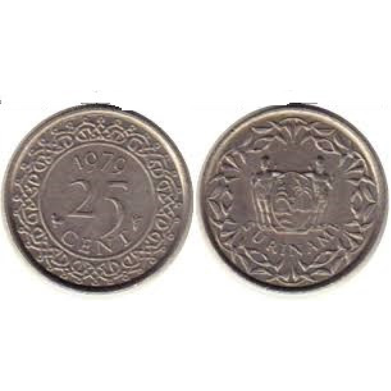 Сурінам 25 центів 1979 р (АВ) Сурінам 25 центів 1979 р (АВ)